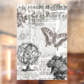 Oude krant raamsticker (Vel 2)