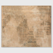 Oude  krant Torn 2 Cadeaupapier (Vlak)