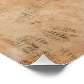 Oude  krant Torn 2 Poster (Hoek)