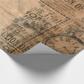 Oude  krant Torn One Cadeaupapier (Hoek)