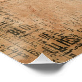 Oude krant Torn One Poster (Hoek)