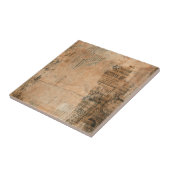 Oude krant Torn One Tegeltje (Zijkant)