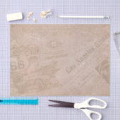 Oude kranten tissuepapier (Craft)