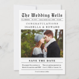 Oude Krantenstijl Trouw Save the Date