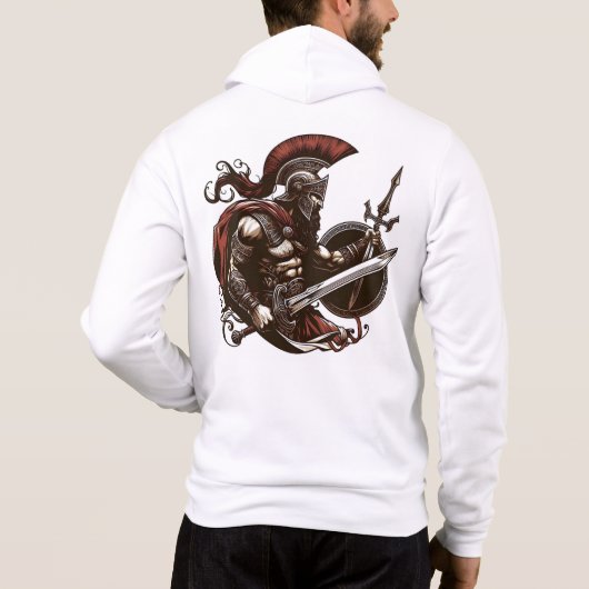 Oude krijgers T-shirt (Achterkant)