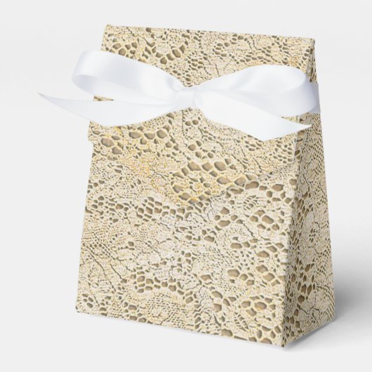 Oude kroeslantaarn Floral Pattern + jouw ideeën Bedankdoosjes (Voorkant Zijde)