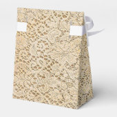 Oude kroeslantaarn Floral Pattern + jouw ideeën Bedankdoosjes (Achterkant)