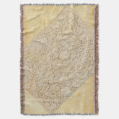 Oude kroeslantaarn Floral Pattern + jouw ideeën Deken (Voorkant Verticaal)