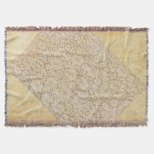 Oude kroeslantaarn Floral Pattern + jouw ideeën Deken