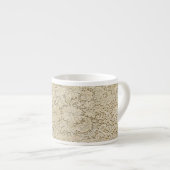 Oude kroeslantaarn Floral Pattern + jouw ideeën Espresso Kop (Voorkant rechts)