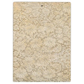 Oude kroeslantaarn Floral Pattern + jouw ideeën Klembord (Achterkant)