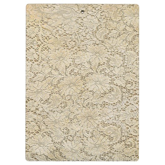 Oude kroeslantaarn Floral Pattern + jouw ideeën Klembord (Achterkant)