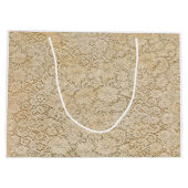 Oude kroeslantaarn Floral Pattern + jouw ideeën Large Cadeautasje (Achterkant)