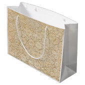 Oude kroeslantaarn Floral Pattern + jouw ideeën Large Cadeautasje (Achterkant Gekanteld)