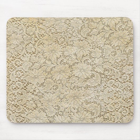 Oude kroeslantaarn Floral Pattern + jouw ideeën Muismat (Voorkant)