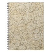 Oude kroeslantaarn Floral Pattern + jouw ideeën Notitieboek (Voorkant)