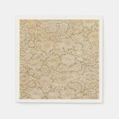 Oude kroeslantaarn Floral Pattern + jouw ideeën Servetten (Voorkant)