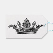 Oude Kroon Cadeaulabel (Voorkant (Horizontaal))