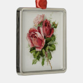 Oude Kunst Antieke Rozen Metalen Ornament (Rechts)