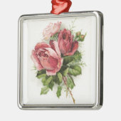 Oude Kunst Antieke Rozen Metalen Ornament (Links)