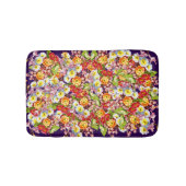 Oude Kunst Bloemmotief Lente Bloemen Sleutelbloem Badmat (Voorkant)