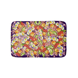 Oude Kunst Bloemmotief Lente Bloemen Sleutelbloem Badmat