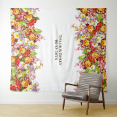 Oude Kunst Bloemmotief Lente Bloemen Sleutelbloem Wandkleed (In Situ (horizontaal))