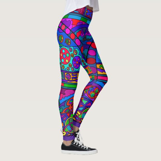 Oude kunst geïnspireerd 010 leggings (Rechts)