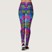 Oude kunst geïnspireerd 010 leggings (Achterkant)