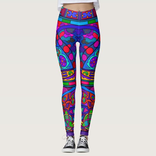 Oude kunst geïnspireerd 010 leggings (Voorkant)