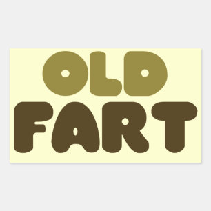 Oude kunst rechthoekige sticker