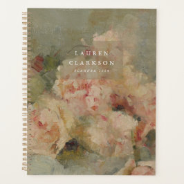 Oude Kunst Roze Rozen Planner