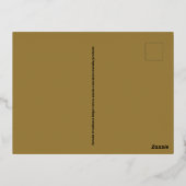 Oude Kunst van Schaakridder's Tempeliers Historisc Folie Feestdagen Briefkaart (Achterkant)