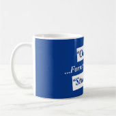 Oude kunst Voorheen gekend als Stud Muffin Koffiemok (Links)