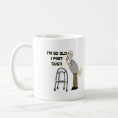 Oude kunstgeschenken voor vaderdag koffiemok (Links)