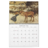 Oude kunstillustraties van Fairy Tale Kalender (Feb 2026)