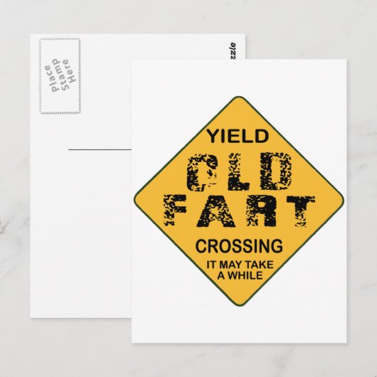 Oude kunstkruising briefkaart (Voorkant / Achterkant)