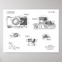 Oude kunsttekenafdrukken voor camera-patenten