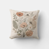 Oude Kussen met Wilde Bloemen (Voorkant)