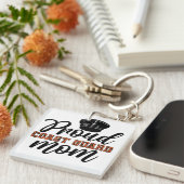 Oude kustwacht Mam, liefhebber van kustwacht Sleutelhanger (Voorkant Rechts)