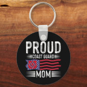 Oude kustwacht Mam: steun de helden van onze natie Sleutelhanger (Voorkant)