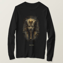 Oude kwaadwilligheid Egyptische farao lange mouw s T-shirt