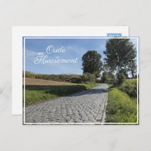 Oude Kwaremont, Flemish Ardennes, Belgium Feestdagenkaart (Voorkant / Achterkant)