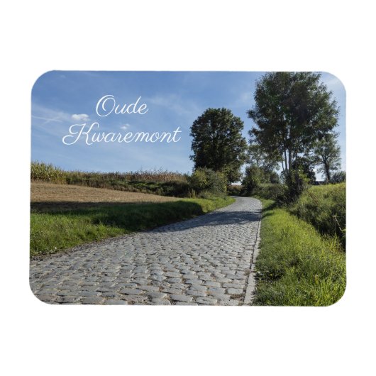Oude Kwaremont, Vlaamse Ardennen, België Magneet (Horizontaal)