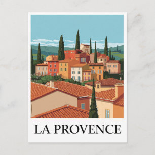 Oude La Provence Reisposter Dorp Briefkaart