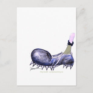 oude laars, tony fernandes briefkaart