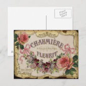 Oude Label Ansichtkaart Briefkaart (Voorkant / Achterkant)