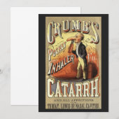 Oude labelkunst, Crumb's zakastma-inhalator (Voorkant / Achterkant)