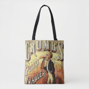 Oude labelkunst, Crumb's zakastma-inhalator Tote Bag