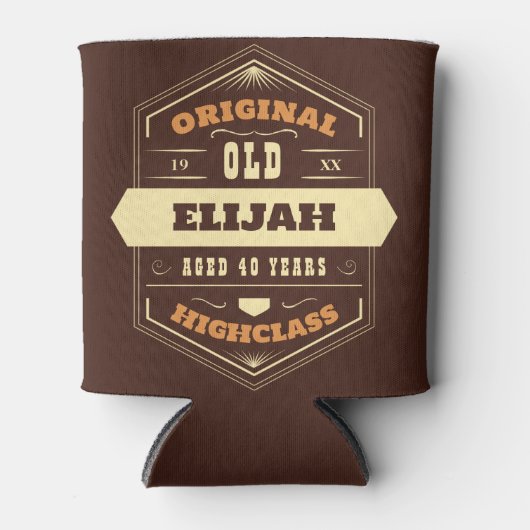 oude labelstijl blikjeskoeler (Voorkant)